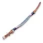 Preview: Halsband aus Tau und Leder, mit Schnalle, flower power und cognac braun Preview: Halsband aus Tau und Leder, mit Schnalle, flower power und cognac braun