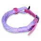 Preview: Halsband aus Tau und Leder, little pony und beere, Beschläge schwarz, mit Schnalle Preview: Halsband aus Tau und Leder, little pony und beere, Beschläge schwarz, mit Schnalle