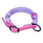 Preview: Halsband aus Tau und Leder, little pony und beere, Beschläge schwarz, mit Schnalle Preview: Halsband aus Tau und Leder, little pony und beere, Beschläge schwarz, mit Schnalle