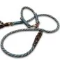 Preview: Leinen-Halsband-Set Tau und Leder, turkish antique Preview: Leinen-Halsband-Set Tau und Leder, turkish antique