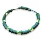 Preview: EM-Keramik-Halsband aus Paracord mit EM-Keramik alphine grün / neon green diamonds Preview: EM-Keramik-Halsband aus Paracord mit EM-Keramik alphine grün / neon green diamonds