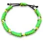 Preview: EM-Keramik-Halsband aus Paracord mit EM-Keramik dragonfly / ultra neon grün