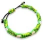 Preview: EM-Keramik-Halsband aus Paracord mit EM-Keramik dragonfly / ultra neon grün