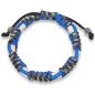 Preview: EM-Keramik-Halsband aus Paracord mit EM-Keramik  greece blau / python
