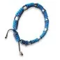 Preview: EM-Keramik-Halsband aus Paracord caribbean / navy blau
