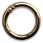 Preview: Karabinerring fĂŒr HalsbĂ€nder messing Preview: Karabinerring fĂŒr HalsbĂ€nder messing