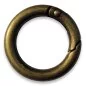 Preview: Karabinerring fĂŒr HalsbĂ€nder Farbe messing antik Preview: Karabinerring fĂŒr HalsbĂ€nder Farbe messing antik