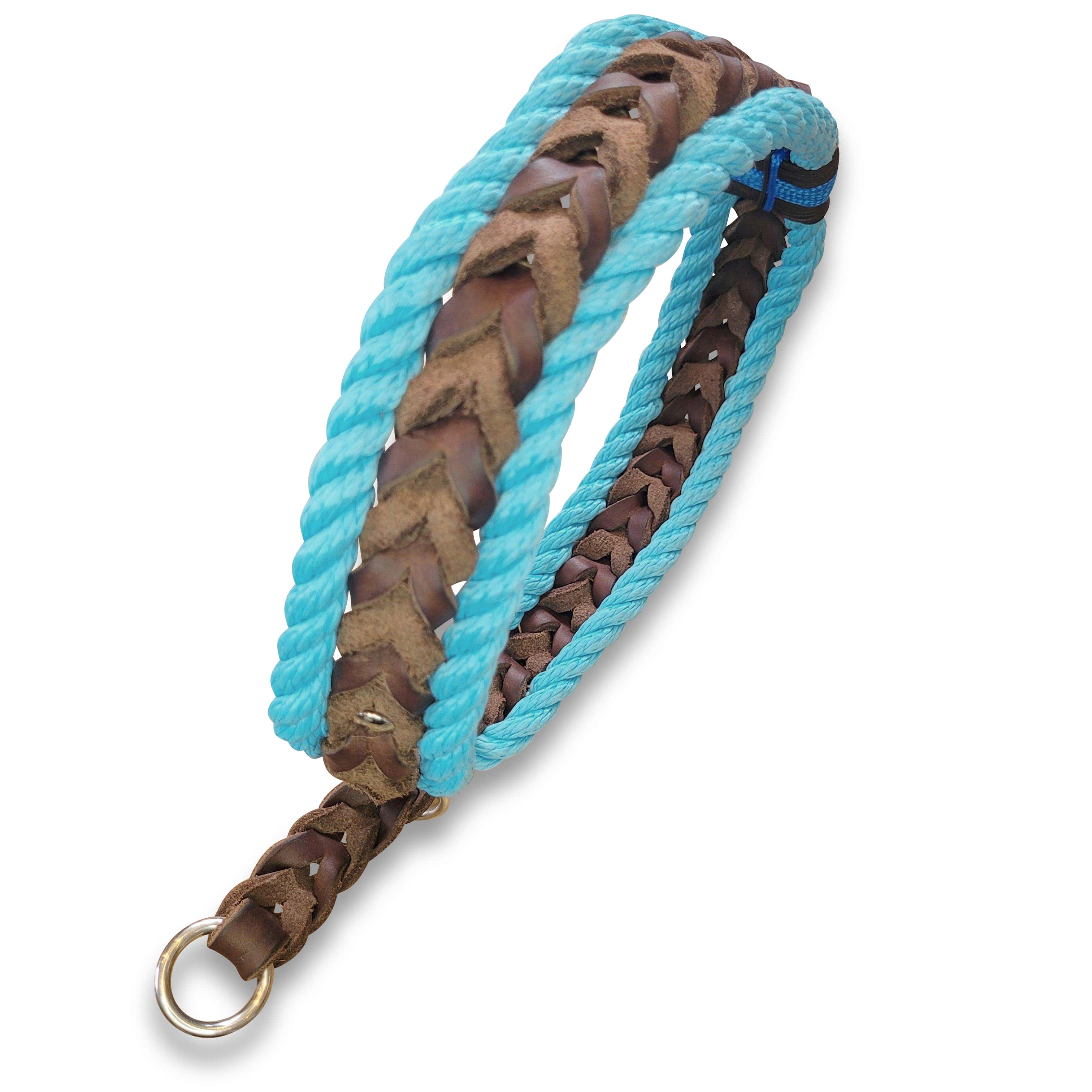 alsband Tau und Leder Zugstop, maya blau