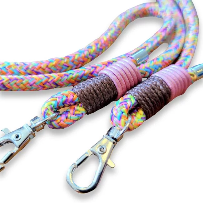 Handykette aus Tau Farbe flower power Beschläge Farbe nickel Handykette aus Tau Farbe flower power Beschläge Farbe nickel
