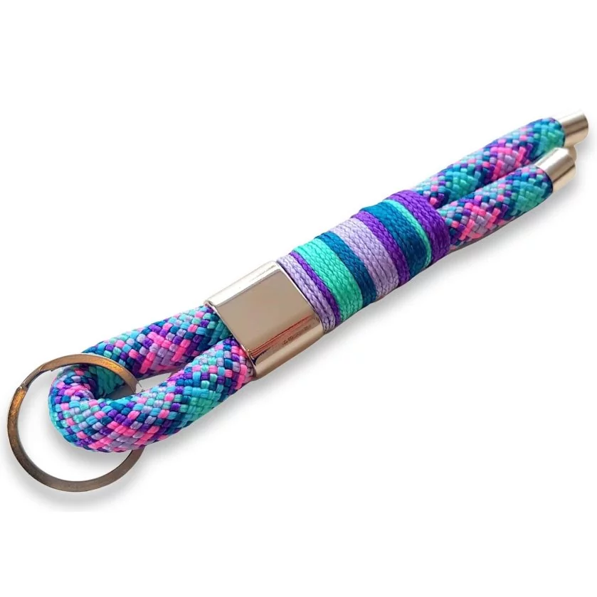 Schlüsselanhänger aus Tau Farbe frozen fairy Beschläge Farbe silbern Schlüsselanhänger aus Tau Farbe frozen fairy Beschläge Farbe silbern