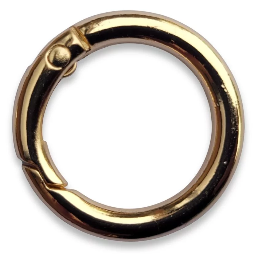 Karabinerring fĂŒr HalsbĂ€nder messing Karabinerring fĂŒr HalsbĂ€nder messing