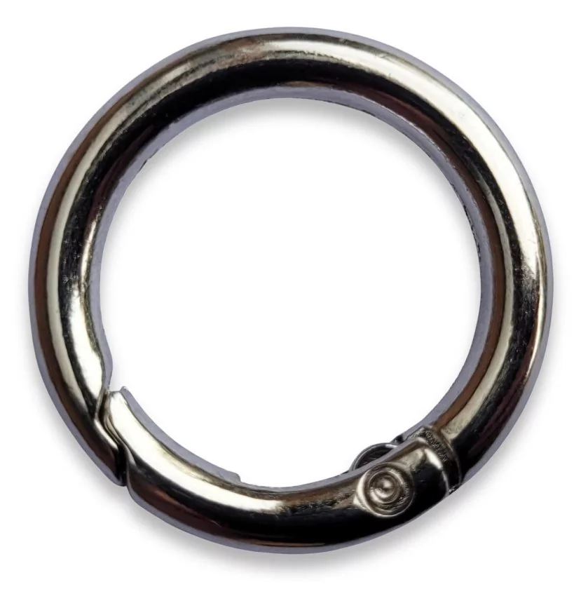 Karabinerring fĂŒr HalsbĂ€nder Farbe nickel Karabinerring fĂŒr HalsbĂ€nder Farbe nickel