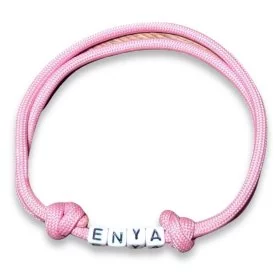 Mobile Preview: Welpen-Halsband / Markierungshalsband mit Namensperlen: ballet rosa